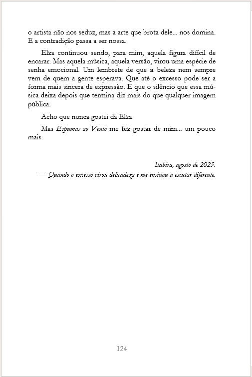 Degustação — Entre o exagero e a entrega — página 2