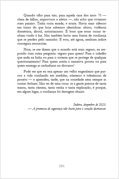 Degustação — Disseram que o mundo ficou mais seguro — página 3