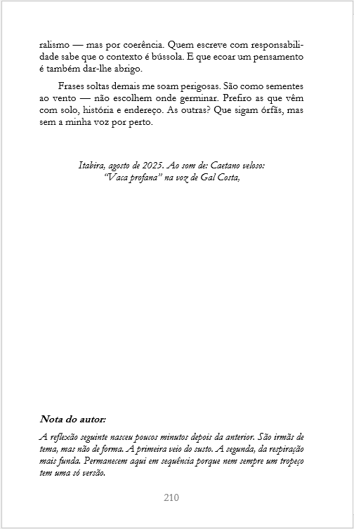 Degustação — Frases órfãs de biografia — página 2