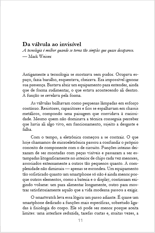Degustação — Da válvula ao invisível — página 1